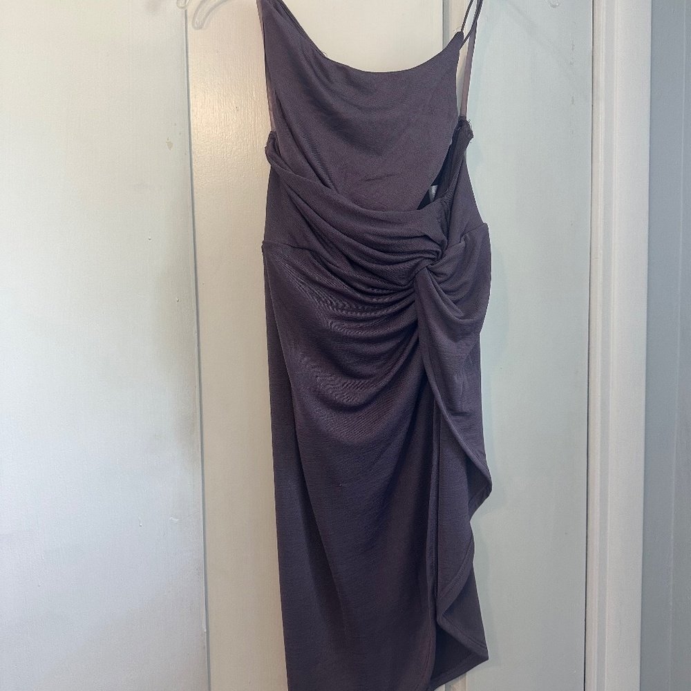 *Brand New* Two Piece Form Fitting Purple Top & Skirt